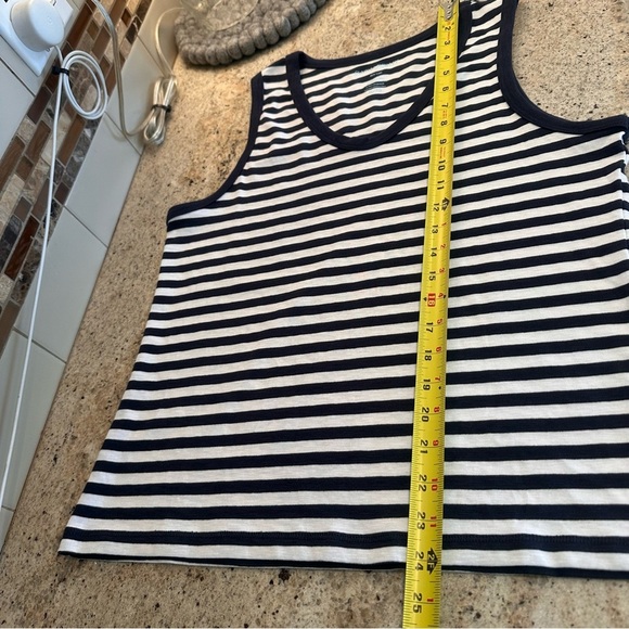 Cynthia Rowley Striped Blue & White Sleeveless Top NWT Size XL Tank Top - Picture 5 of 6
